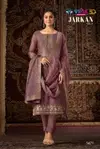 Jarkan Vol 4 By Vipul Shimmer Organza Embroidery Salwar Kameez Wholesale Shop In Surat
